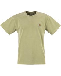 Carhartt - T-shirt Met Vierkant Label - Lyst