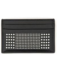McQueen - Studded Leather Card Case - Lyst