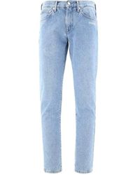 Off-White c/o Virgil Abloh - Jeans in cotone e denim - Lyst
