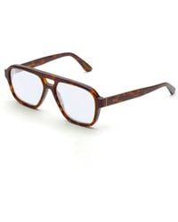 Retrosuperfuture - Gafas de sol Maneval Havana Diversa Skb Marrón/Azul Espejado Unisex - Lyst