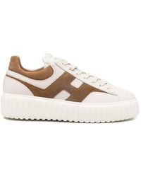 Hogan - H-Stripes Leder-Sneakers - Lyst