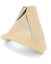 Lanvin - Cubic Metal Brass Ring - Lyst