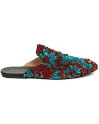Dries Van Noten - Sequined Slippers - Lyst