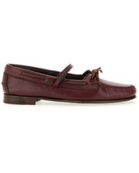 Hereu - Mary Jane Lorea Supple Shiny" Moccasins - Lyst