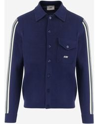 Autry - Viscose Blend Jacket With Logo - Lyst