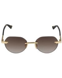 Bottega Veneta - Occhiali Da Sole Bv1379 S 003 Oro Oro Marrone /19/145 - Lyst