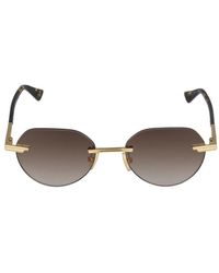 Bottega Veneta - Sonnenbrille Bv1379 S 003 Gold Gold Brown /19 /145 - Lyst