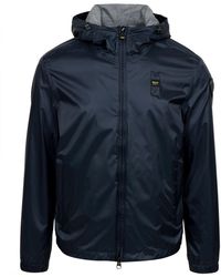 Blauer - Cappotto Blu - Lyst