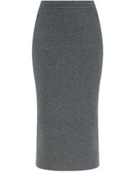 Tom Ford - Cashmere And Cotton Midi Skirt - Lyst