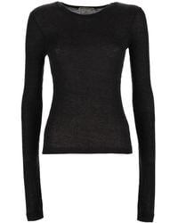 JW Anderson - Solid Crew Neck Top - Lyst