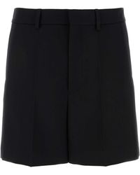 Valentino Garavani - Wool Bermuda Shorts - Lyst
