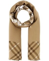 Burberry - A:Ss Horseman Slk Sq:149922:C5055 - Lyst