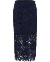 ROTATE BIRGER CHRISTENSEN - Roteer Birger Christensen '3 D Lace' Rok - Lyst