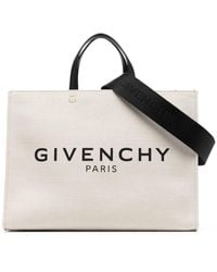 Givenchy - G Tote Medium Canvas Tote Bag - Lyst