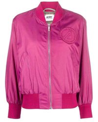 Autry - Chaqueta bomber con logo - Lyst