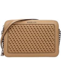 Michael Kors - Jet Set Crossbody Bag Leather/Hazelnut - Lyst