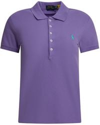 Polo Ralph Lauren - Slim Fit Stretch Polo Shirt With Logo - Lyst