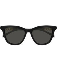 Gucci - Sonnenbrille Gg2032 S 006 Schwarz mit Strasssteinen/Grau Damen - Lyst