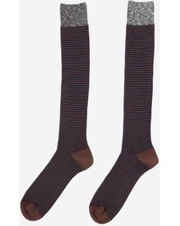 ANT45 - Cotton Socks With Vertical Stripes - Lyst