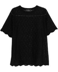 Ermanno Scervino - Embroidered T-Shirt - Lyst