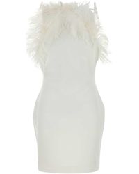 The Attico - Stretch Cady Mini Dress - Lyst