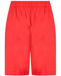 Max Mara - Beachwear Oliveto Coral Bermuda Shorts - Lyst