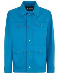 Herno - Giacca-Camicia Cargo - Lyst