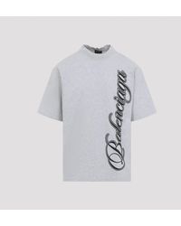 Balenciaga - Camiseta De Corte Medio - Lyst