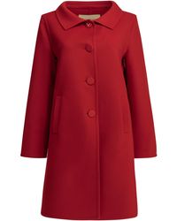 Valentino - Long Wool And Cashmere Coat - Lyst