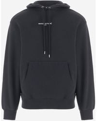 Maison Kitsuné - Cotton Logo Sweatshirt Organic Sweater - Lyst