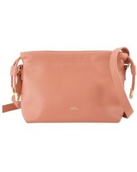 A.P.C. - Ninon Mini Crossbody Synthetisches Rosa - Lyst