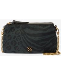 Pinko - Shoulder Bag Animal Print - Lyst