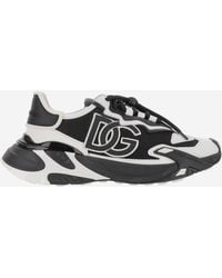 Dolce & Gabbana - Dikke Sneakers Met Geborduurd Logo - Lyst
