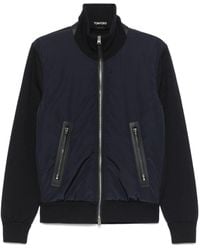 Tom Ford - Bomberjacke Mit Kontrasteinsätzen - Lyst
