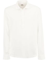 Fedeli - Five Long Sleeved Cotton Polo Shirt - Lyst