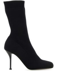 McQueen - Sock Stiletto Boots - Lyst