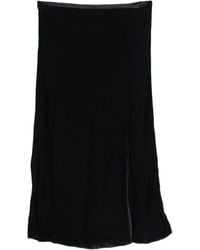 Forte Forte - Fluid Chic Velvet Sarong Skirt - Lyst