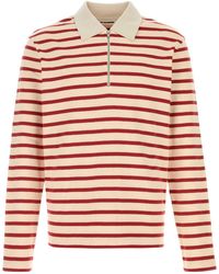 Jil Sander - Embroidered Cotton Polo Shirt - Lyst