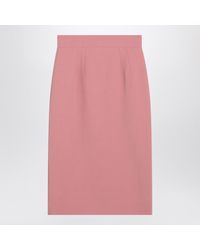 Dolce & Gabbana - Wool Pencil Skirt - Lyst