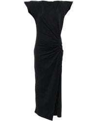 Isabel Marant - Nadela Geplooide Midi -jurk - Lyst