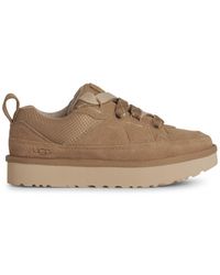 UGG - Beige Wildleder-Sneaker "Lowlel" von - Lyst