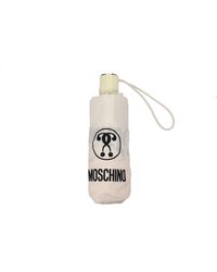 Moschino - Regenschirme Frauen Polyester Beige - Lyst
