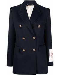 Golden Goose - Heraldic Buttons Double-Breasted Blazer - Lyst