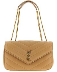 Saint Laurent - 'Loulou' Bolso De Hombro Mediano - Lyst