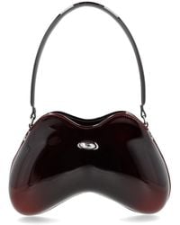 DIESEL - Bordeaux Polyurethane Shoulder Bag - Lyst