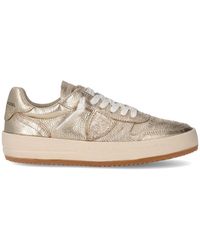 Philippe Model - Sneakers Goud - Lyst