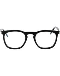 Saint Laurent - Transparent Acetate Glasses - Lyst