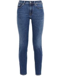 Acne Studios - Mid Denim Jeans Mit Knopfverschluss - Lyst