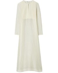 Tory Burch - Linen And Silk Long Kaftan - Lyst