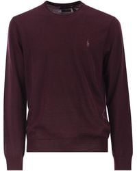 Polo Ralph Lauren - Slim-Fit Washable Wool Crew Neck Jumper - Lyst